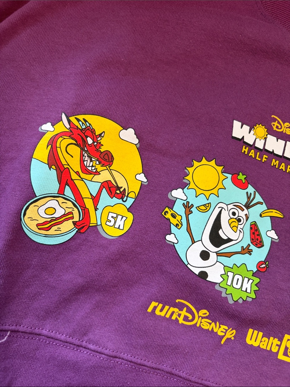 Disney Spirit Jersey - Purple Wine & Dine Half Marathon Weekend 2025 NWT - Picture 3 of 8